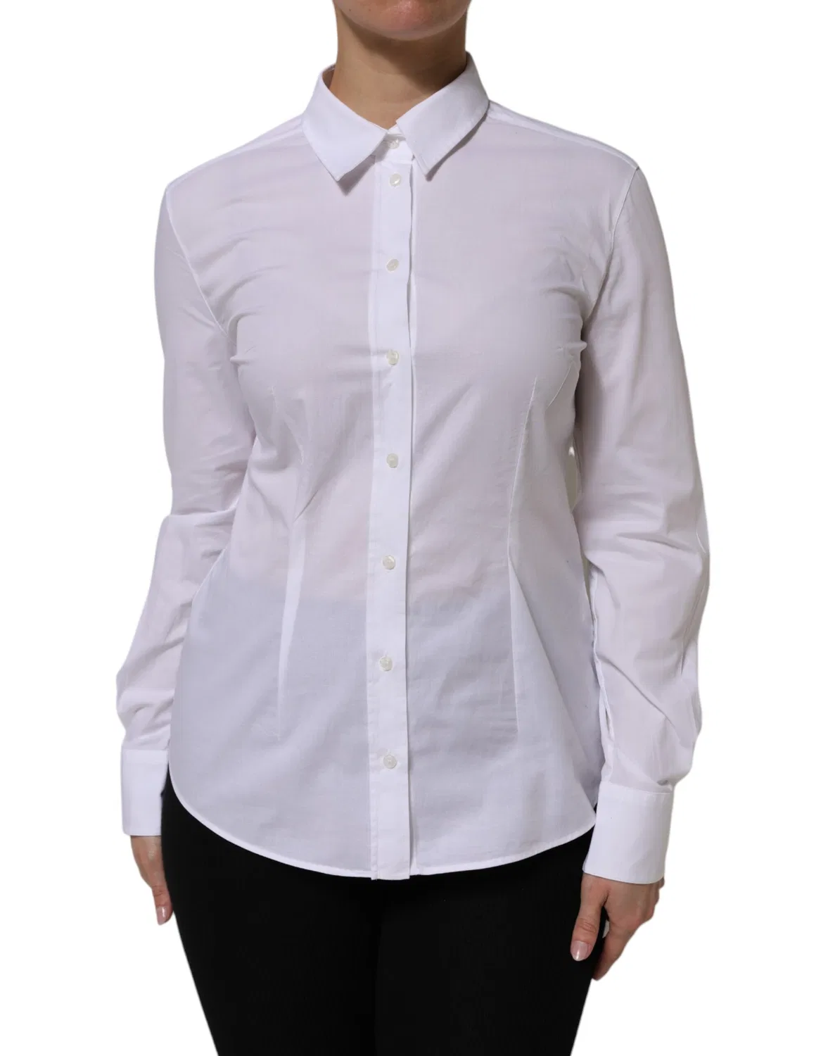 Женская рубашка с длинным рукавом Dolce & Gabbana, White