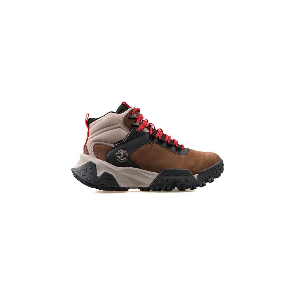 Детские треккинговые ботинки на шнуровке с мембраной GTX, модель Motion Scramble Mid Lace Up Gtx Timberland