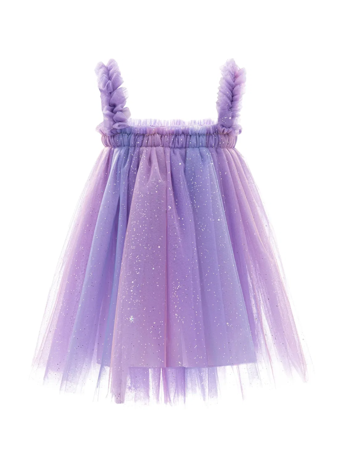 Платье из тюля с блестками Mimi Tutu, фиолетовый — фото 2