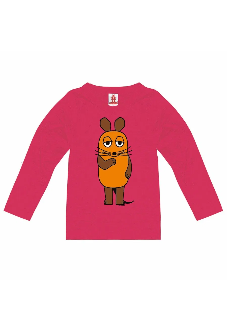 Рубашка с логотипом 'Die Sendung mit der Maus - Die Maus' розового цвета Logoshirt