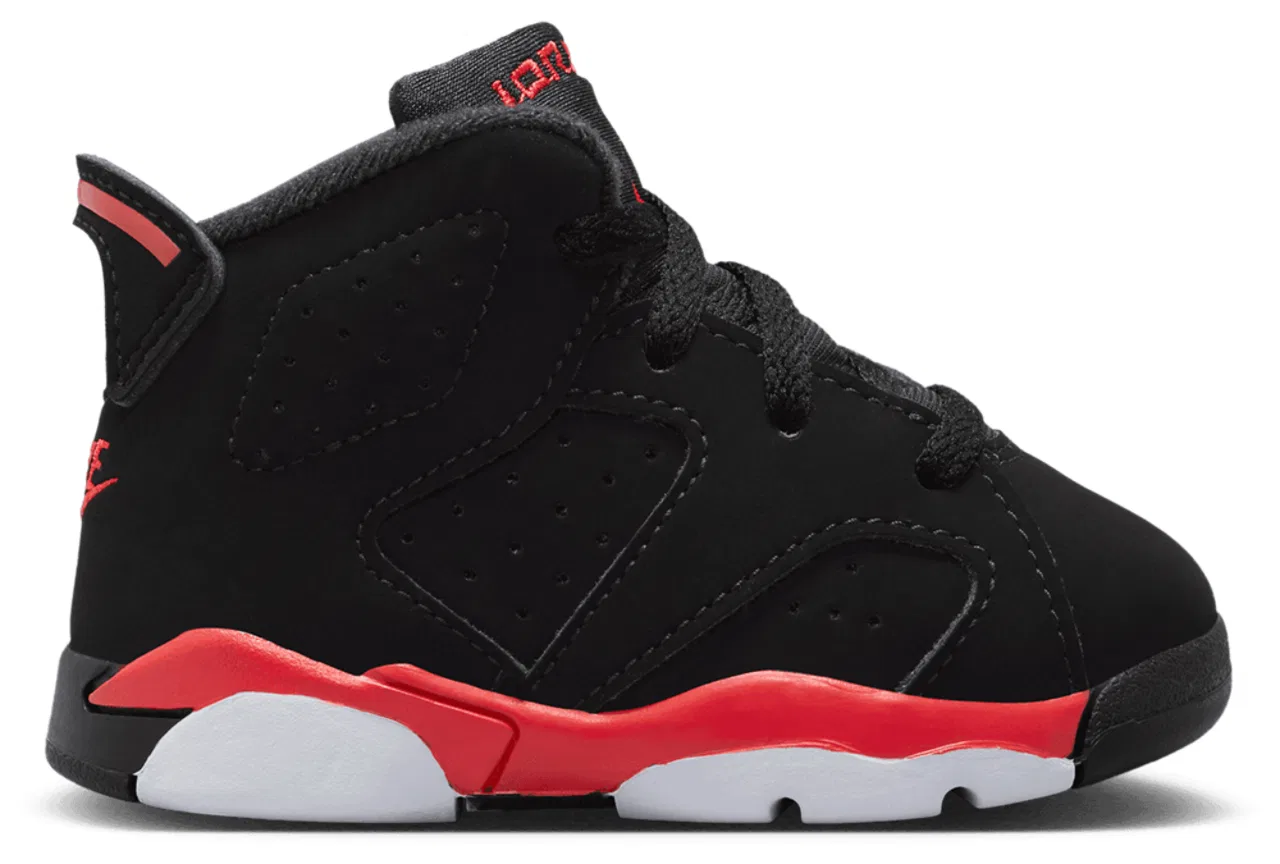 Кроссовки для мальчиков Jordan Retro 6, красный/черный