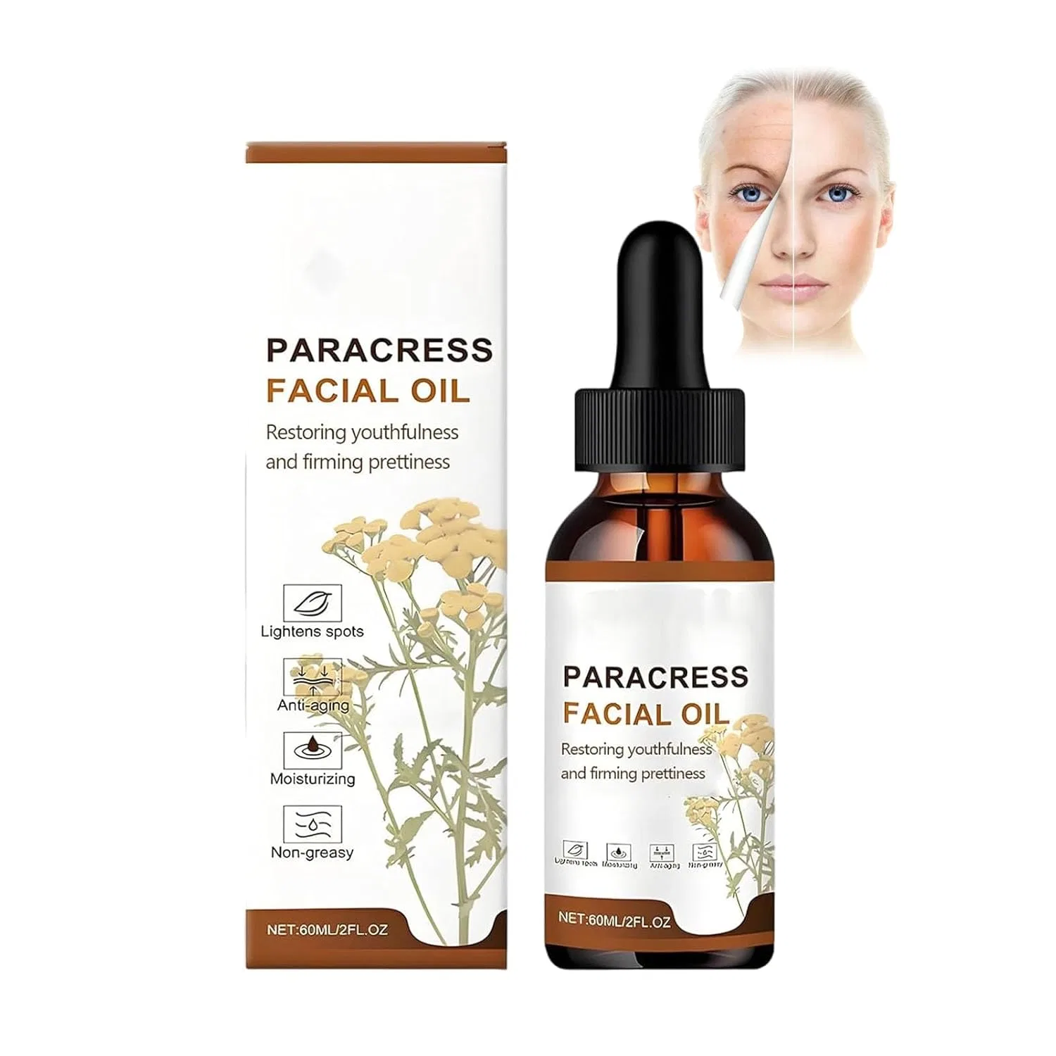 Масло для лица Paracress, Anti-Aging, JIAOY, 60 мл, 1 шт