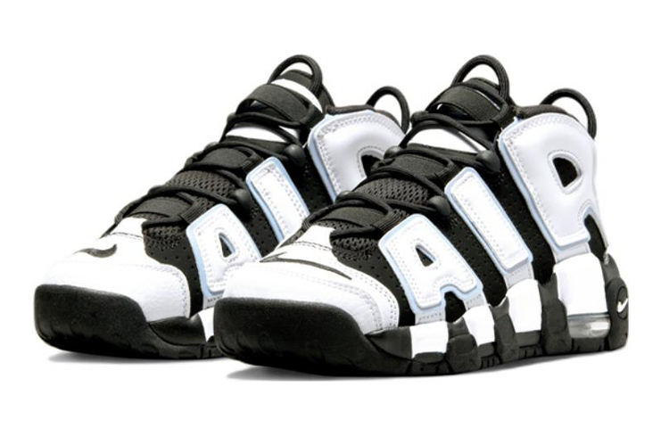 Кроссовки Nike Air More Uptempo 96, черный/белый — фото 3