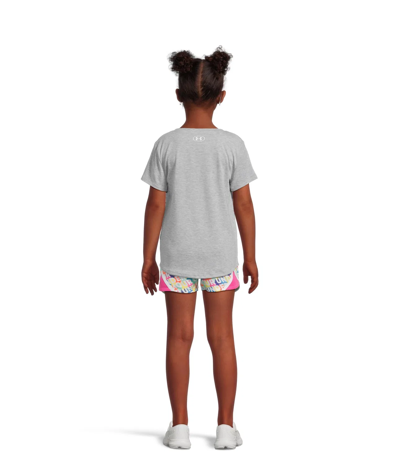 Комплект из тканых шорт с принтом (для маленьких детей) Under Armour Kids, Mod Gray — фото 2