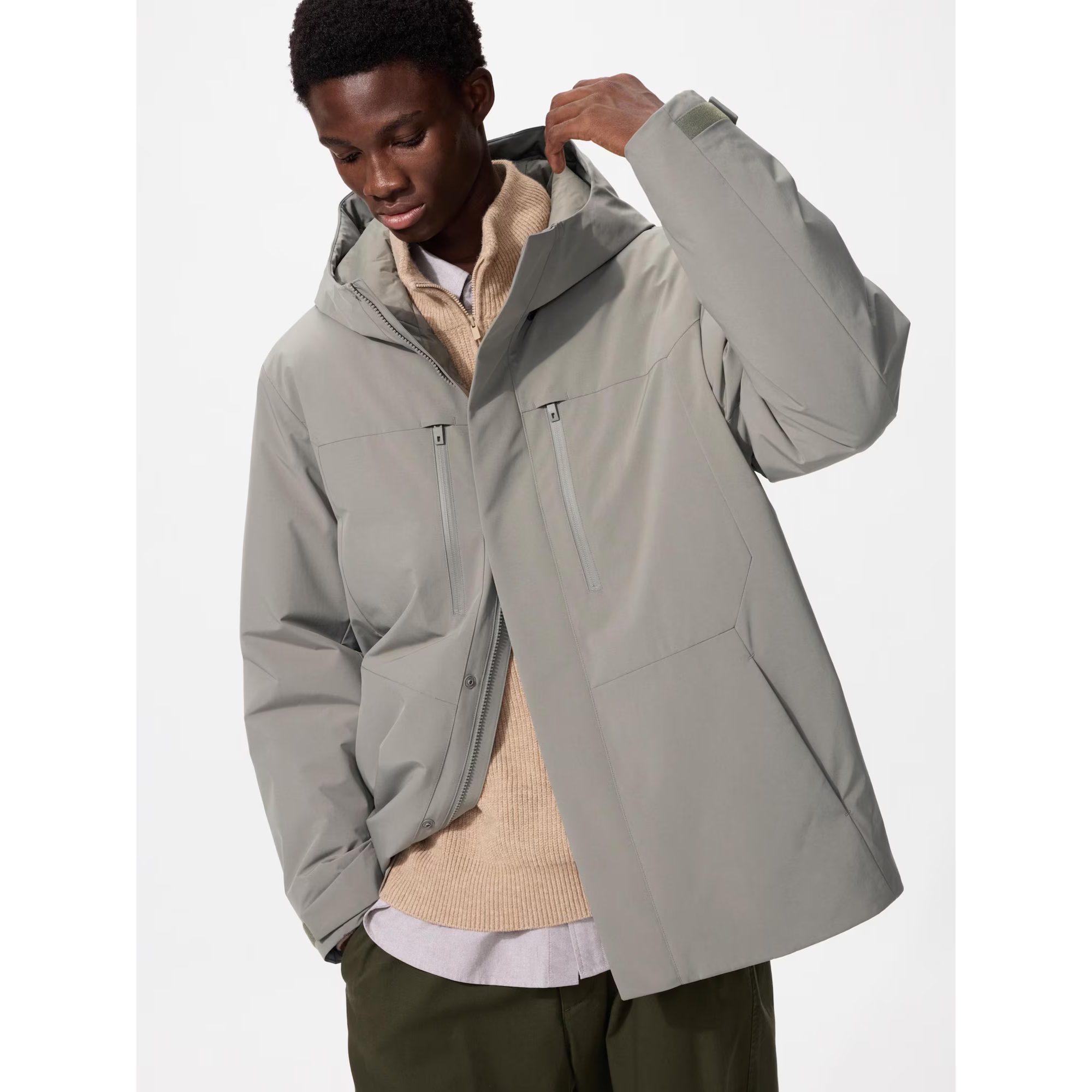

Пуховая ветровка Uniqlo Unisex, 31 серо-бежевый