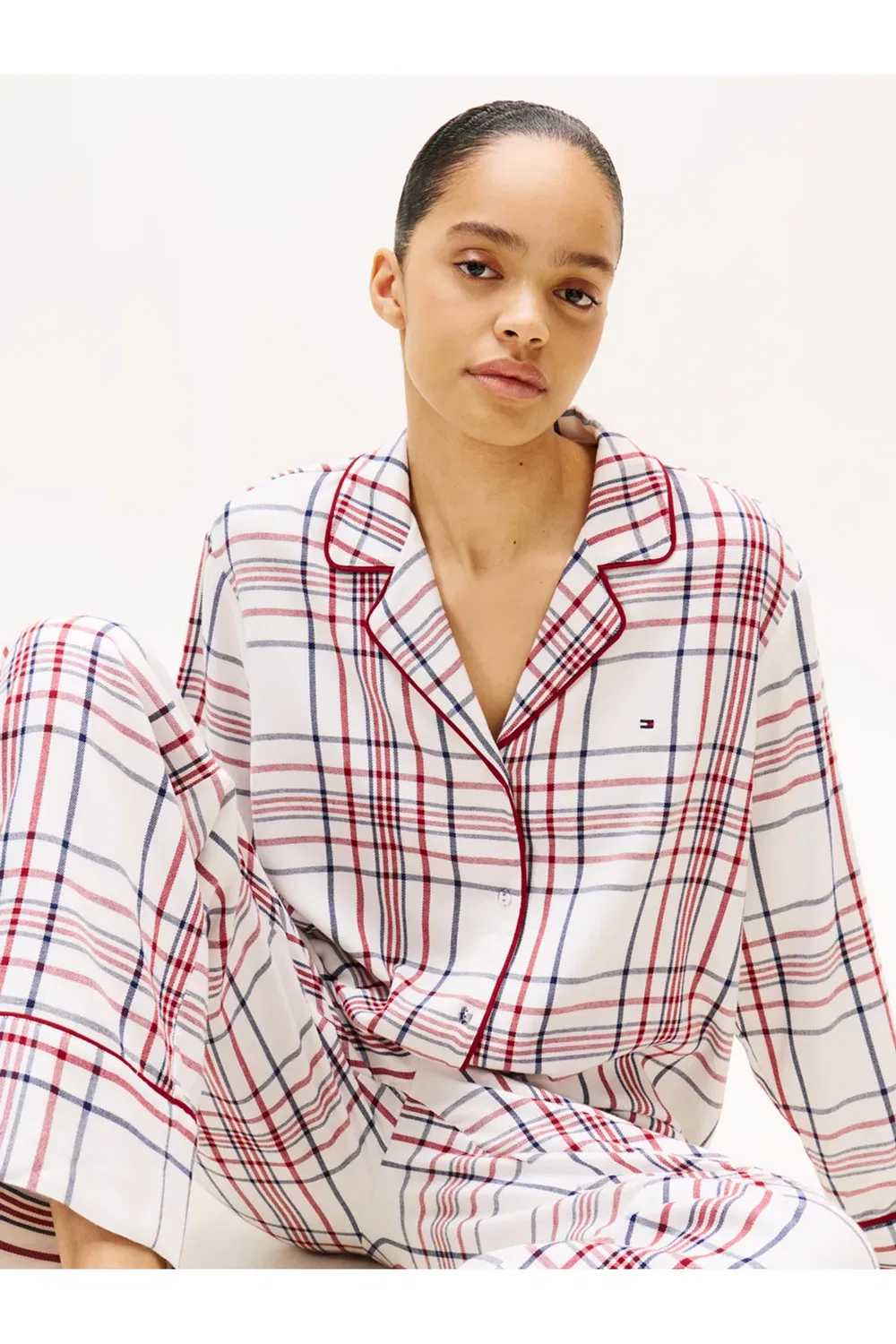 Женский комплект для сна с длинным рукавом Tommy Hilfiger, Multi — фото 2