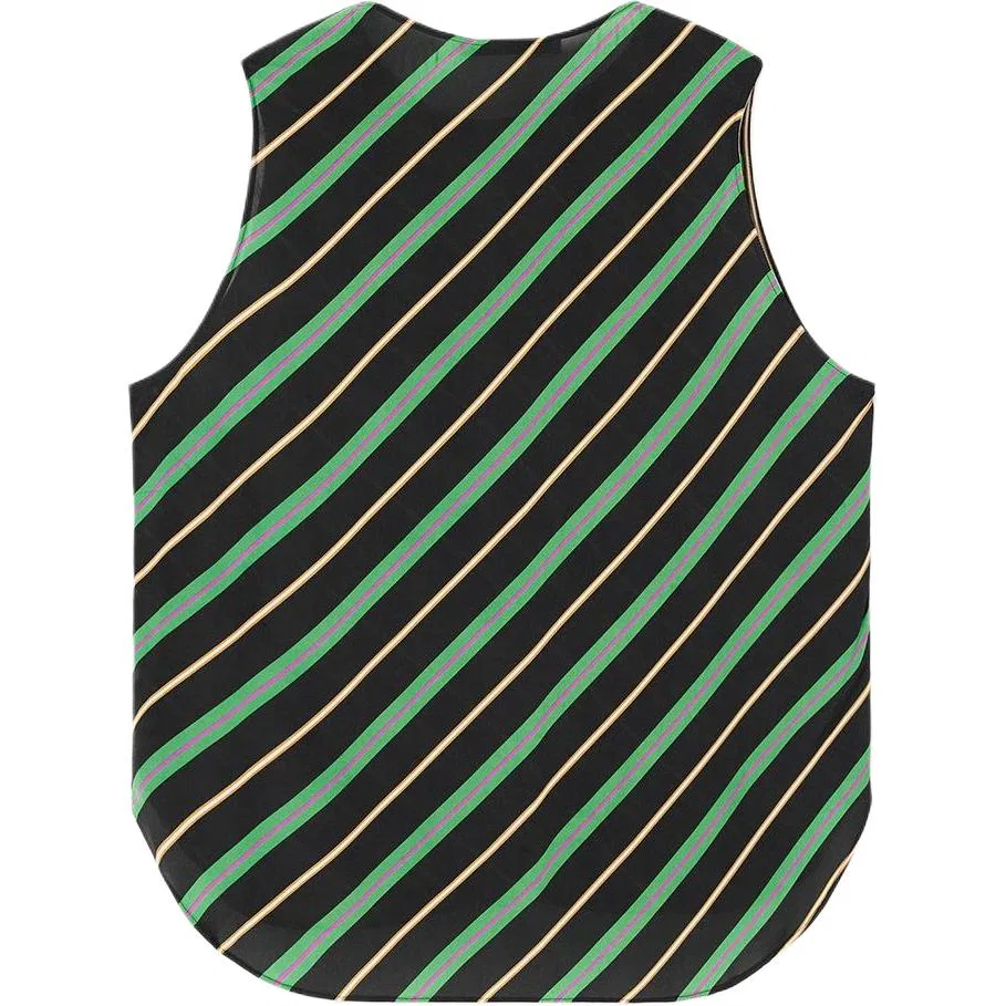 Мужская майка без рукавов с круглым вырезом Other, ZARA, Black/Green — фото 3