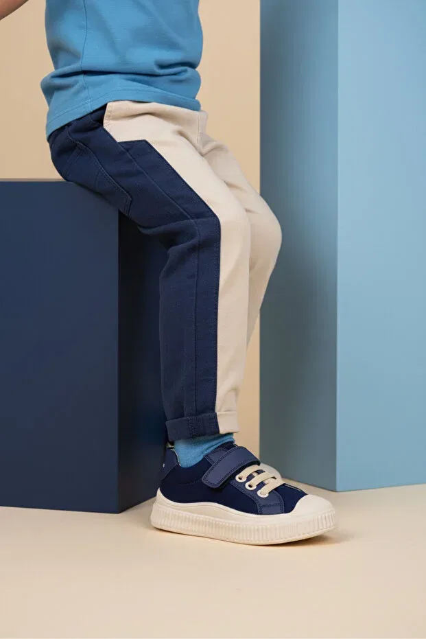 Детские повседневные туфли Orthopedic sole Kids A More, Navy Blue — фото 3