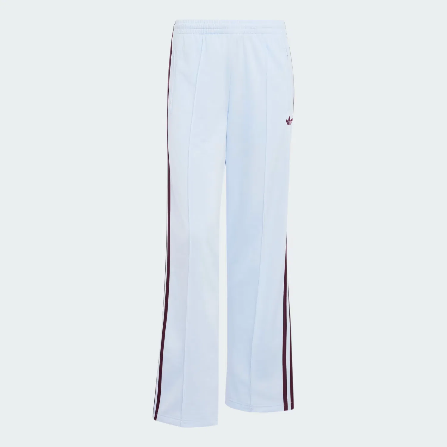 Женские спортивные штаны с контрастными лампасами Firebird Classic Adidas Originals, небесно-голубой/бордовый — фото 4