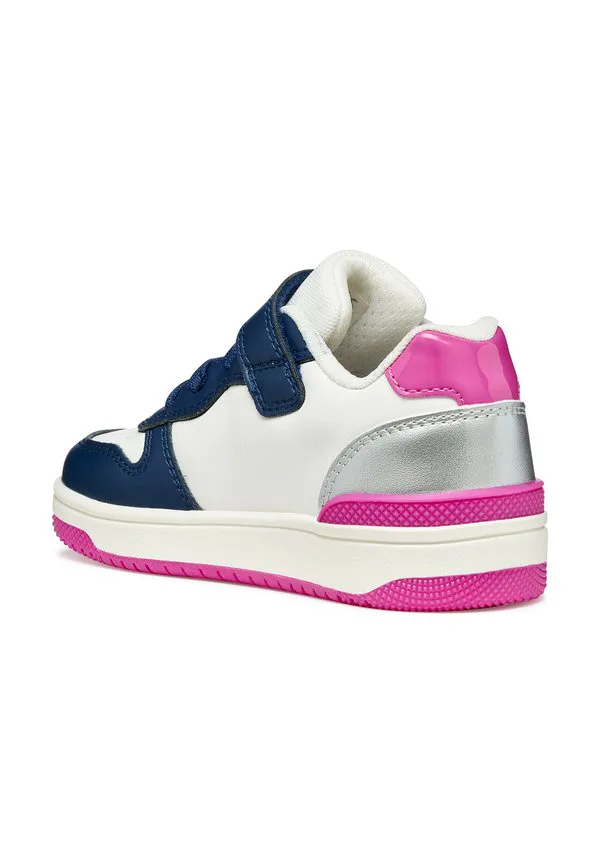 Низкие кроссовки washiba Geox, White Dark Royal — фото 4
