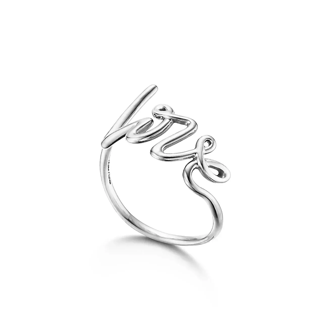 Кольцо Tiffany & Co. x Paloma Picasso Love, серебро — фото 2