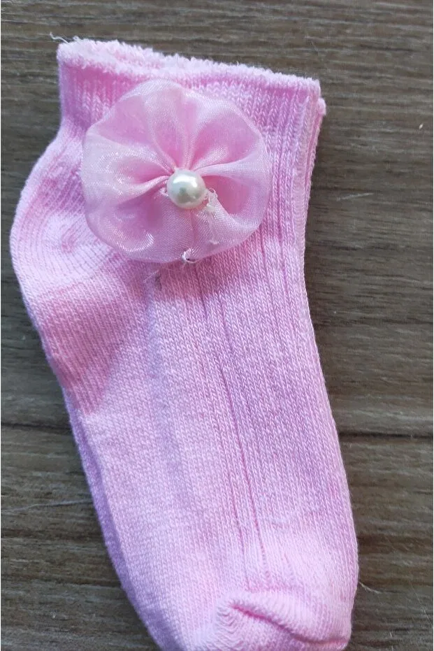 Детские носки для новорожденных хлопковые Özkardeşler Baby, Pink