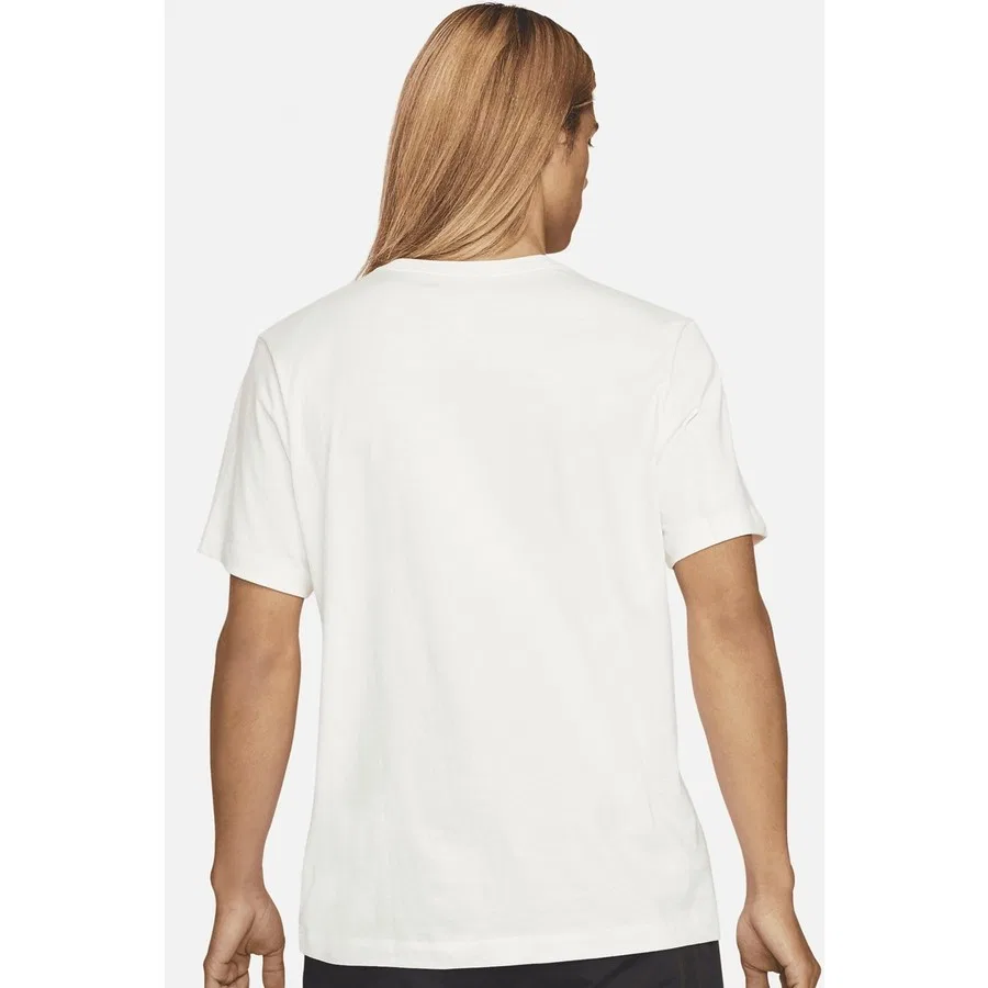 Футболка спортивная с коротким рукавом Nike Sportswear Cotton Unisex, Белый — фото 2