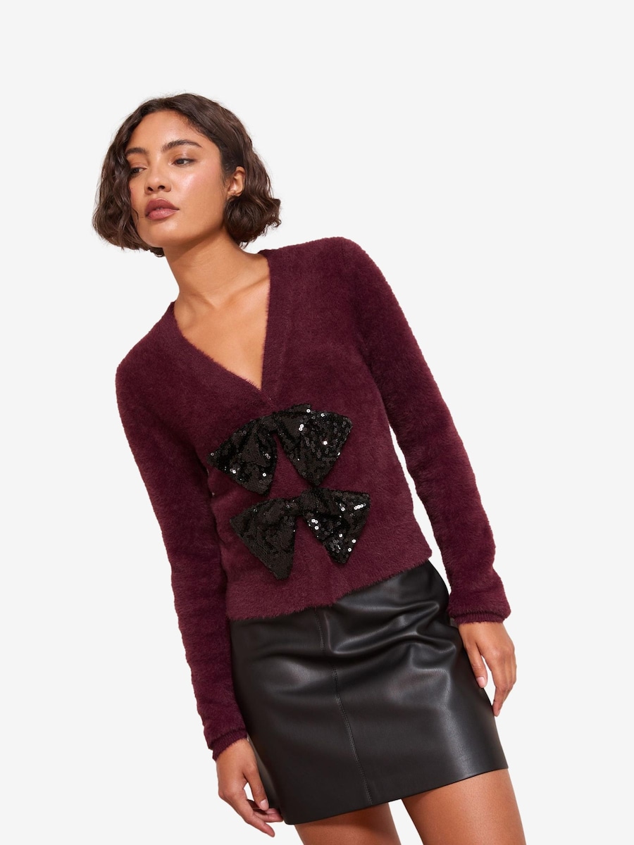 

Вязаный кардиган Friends Like These, бургундия