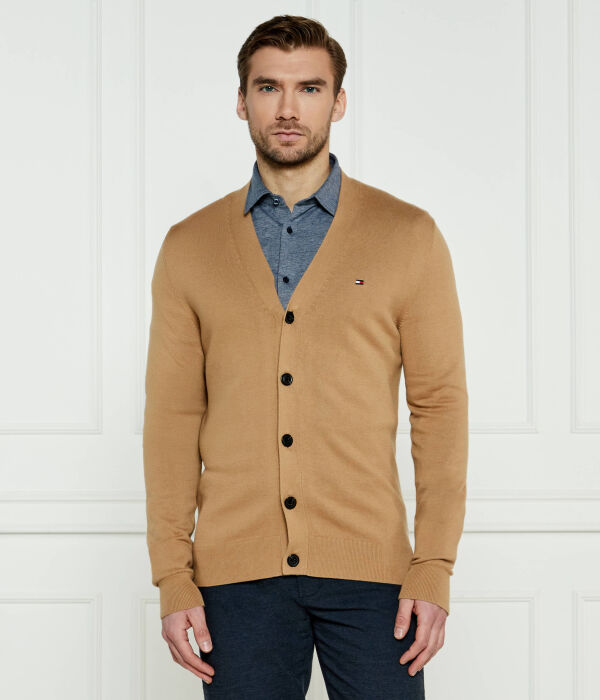 

Кардиган необходим Regular fit Tommy Hilfiger, коричневый