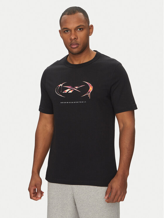 

Футболка обычного кроя 100218818 Reebok, черный
