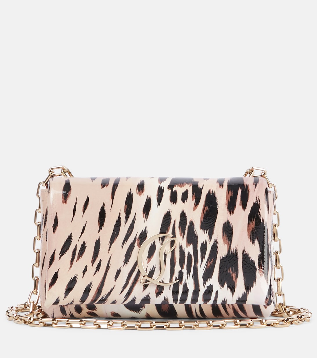 

Клатч Loubi54 из кожи с принтом Christian Louboutin, Gigi Multi
