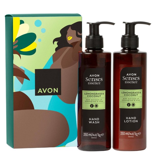 

Подарочный набор косметики AVON Essence Lemongrass Cocos В ПОДАРОК