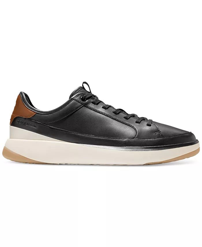 Мужские кожаные повседневные кроссовки GrandPrø All Day на шнуровке Cole Haan, черный — фото 2