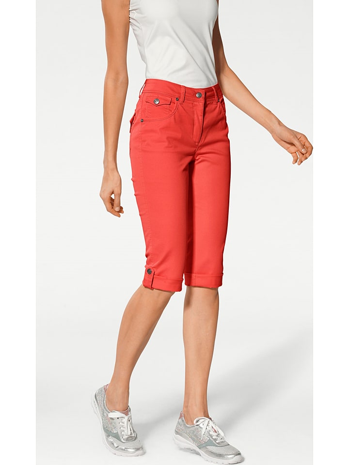 

Брюки-капри Heine Jeans-Caprihose - Skinny fit -, коралловый