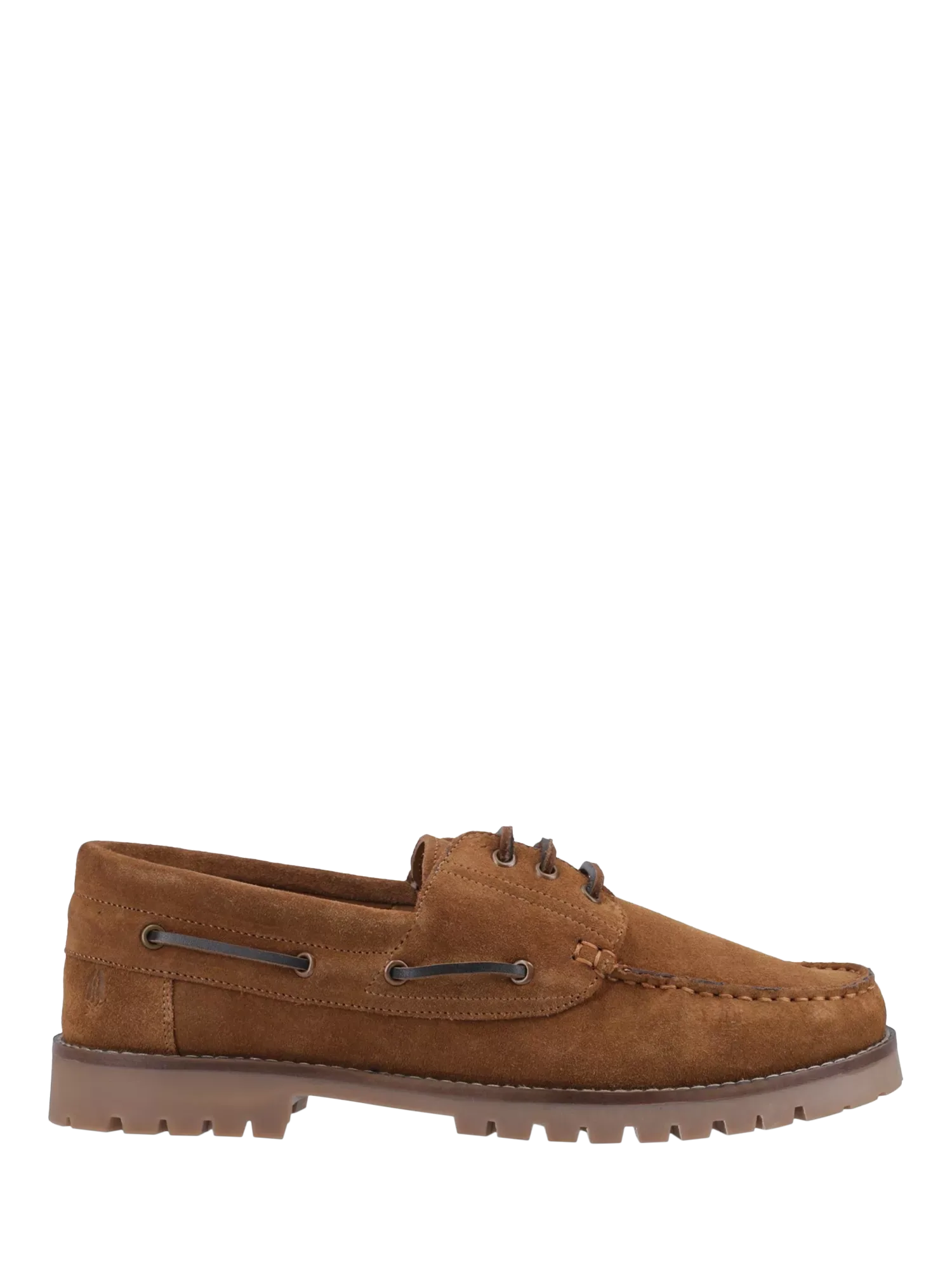 Замшевые лодочные туфли Harrison, бежевые Hush Puppies