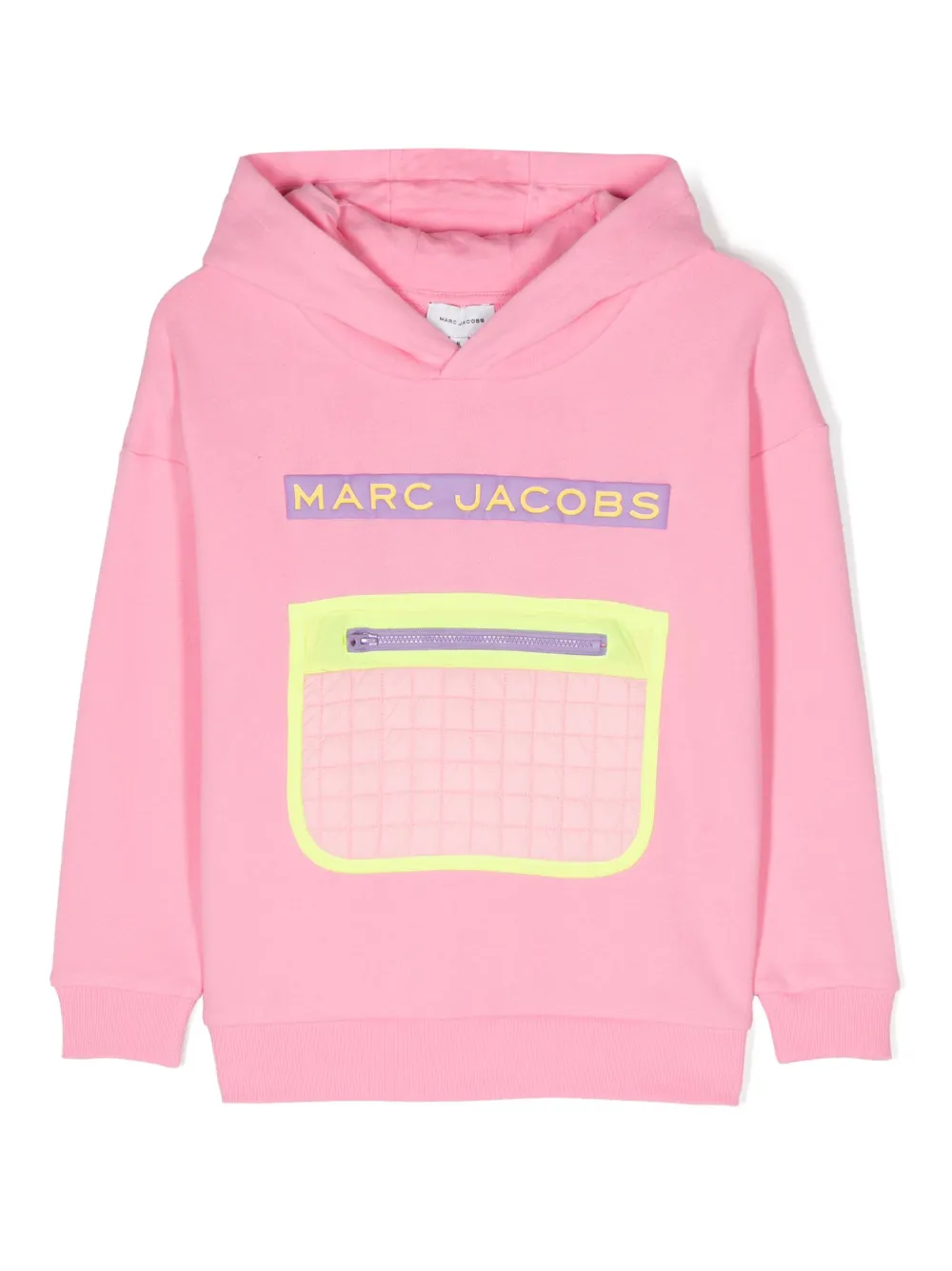 

Худи с вышитым логотипом Marc Jacobs Kids, розовый