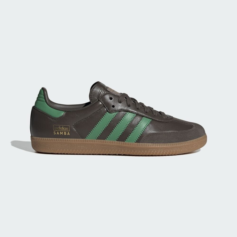 

Кроссовки Adidas SAMBA OG, цвет Shadow Olive/Pre-Loved Green/Gum