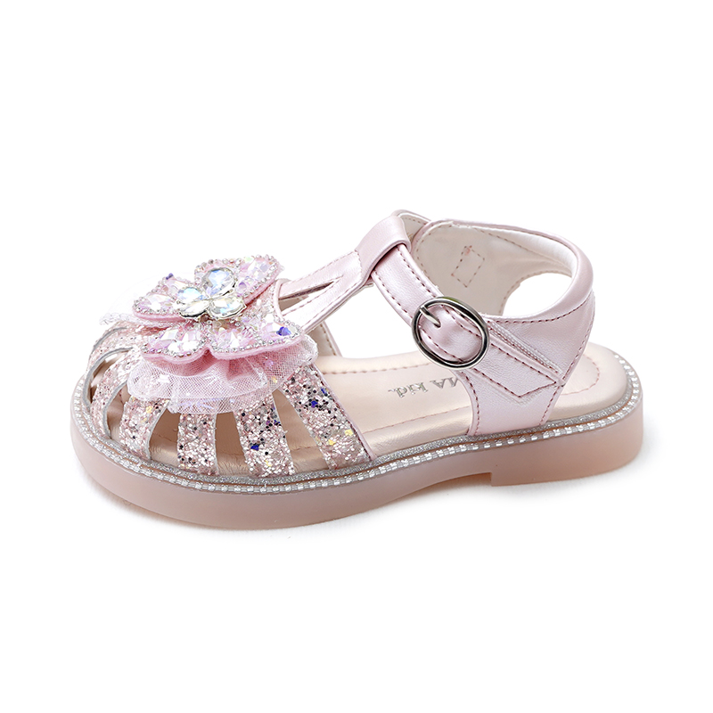 

Антискользящие износостойкие детские сандалии Kids' Idyllic, розовый