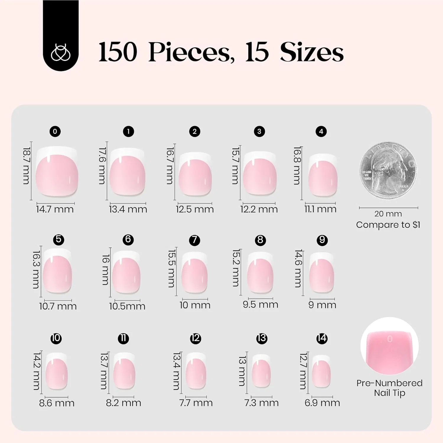 Накладные ногти «French Press On Nails» от Beetles Beetles Gel Polish — фото 4