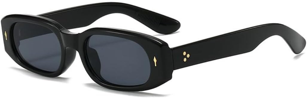 

Модные маленькие прямоугольные солнцезащитные очки для женщин в стиле ретро, ​​конфетные цвета, солнцезащитные очки с защитой от УФ-излучения для мужчин HHZZYVY, 8123-c1