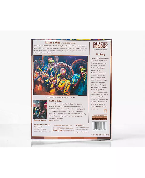 Жизнь в трубе от Кирисы Джексон — пазл из 1000 деталей Puzzles Of Color, open miscellaneous — фото 3