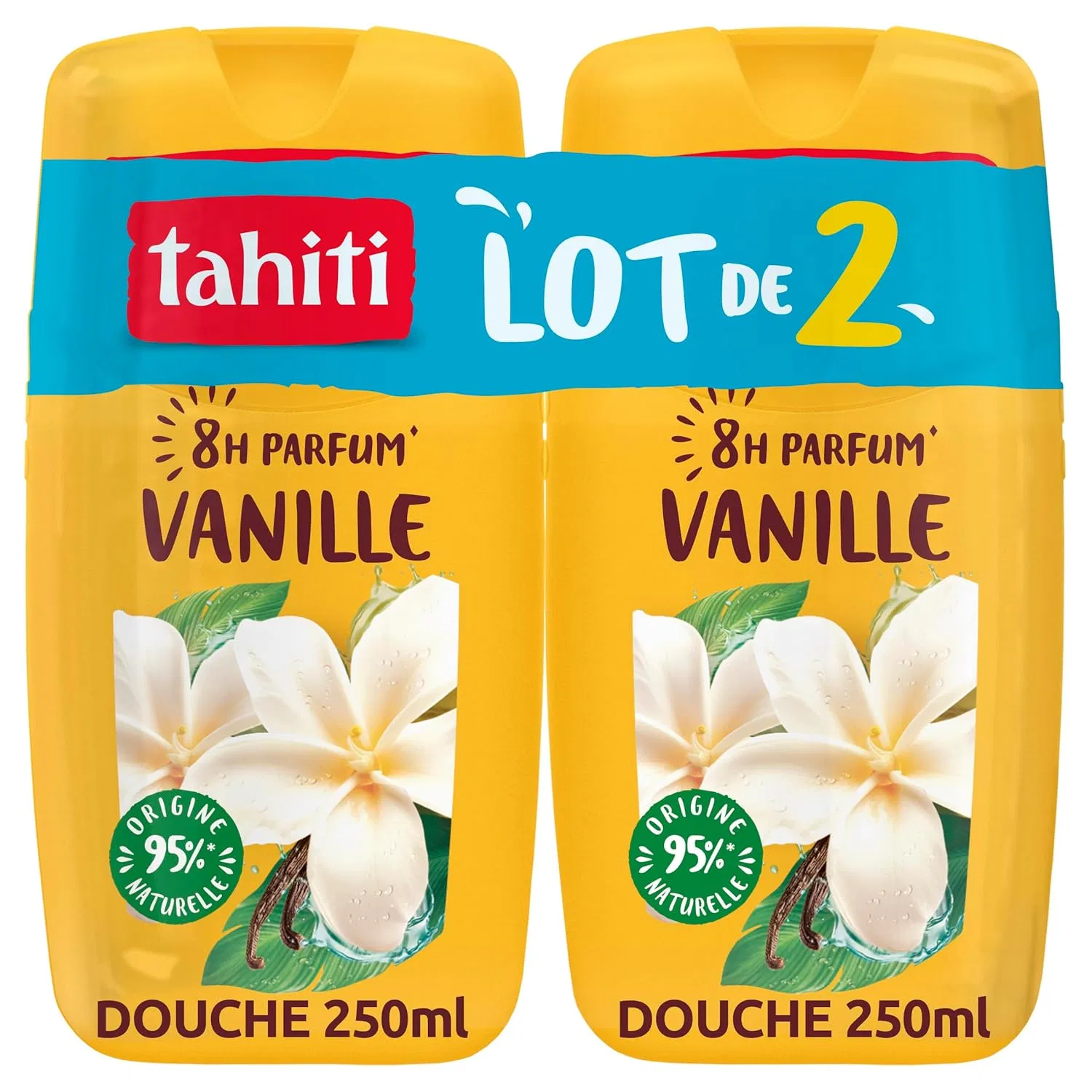 Гель для душа TAHITI с ароматом ванили, 2 x 250 мл Tahiti