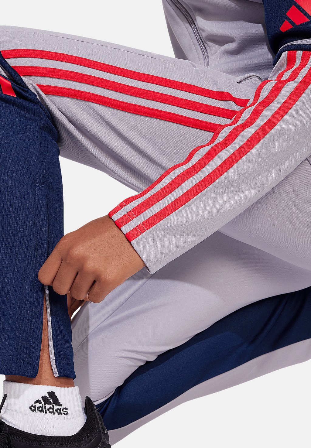 Спортивные штаны FUSSBALL TEAMSPORT SQUADRA TRAININGS Adidas Performance, серый — фото 4
