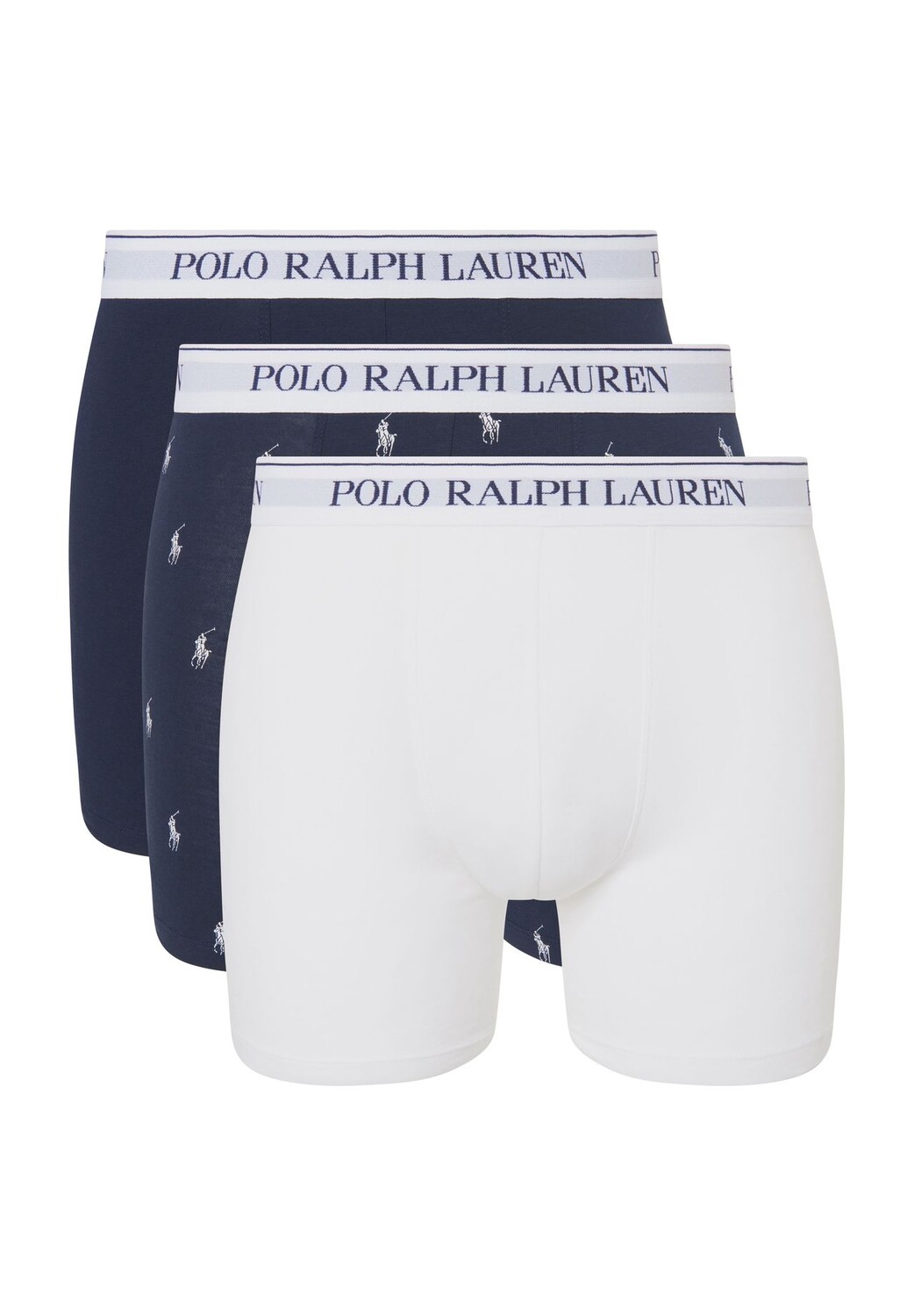 

Трусы, пояс с логотипом, 3 пары, мужские POLO RALPH LAUREN, цвет White Crs