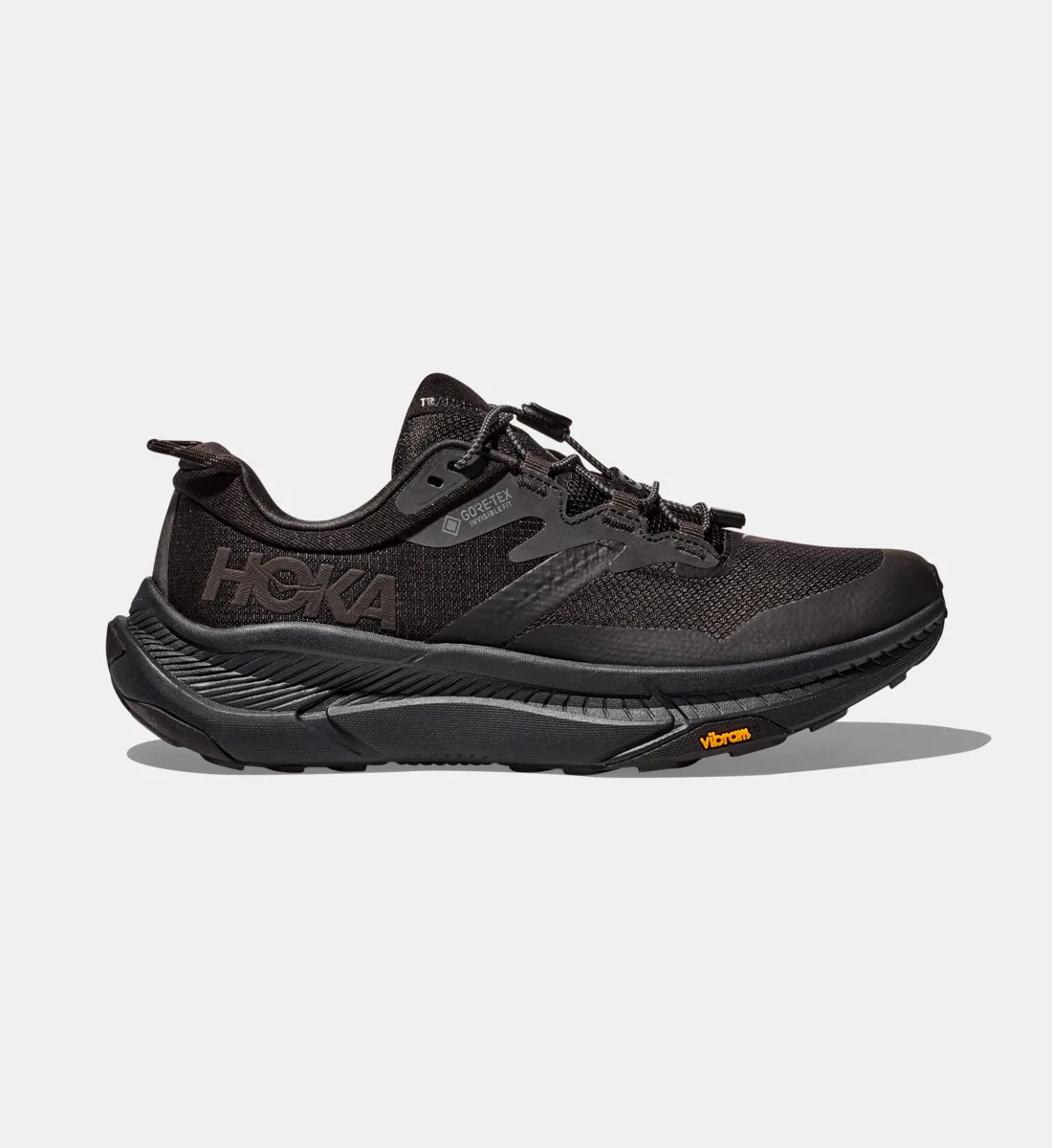 Низкие кроссовки Transport Gtx с эффектом сетки HOKA, черный