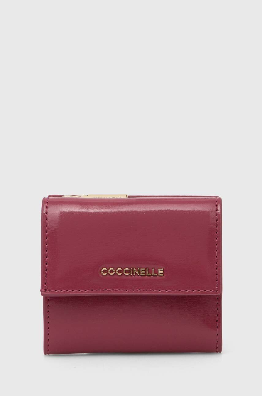 

Кошелек Coccinelle METALLIC SHINY CALF, розовый
