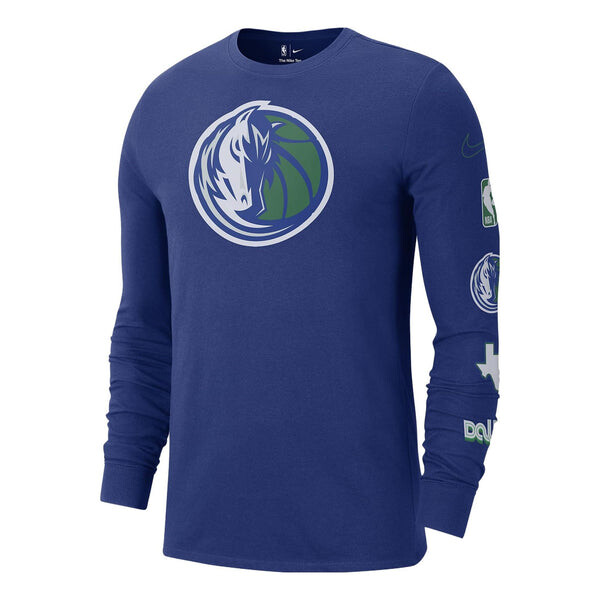 

Футболка x nba dallas mavericks city edition футболка с длинным рукавом Nike, синий
