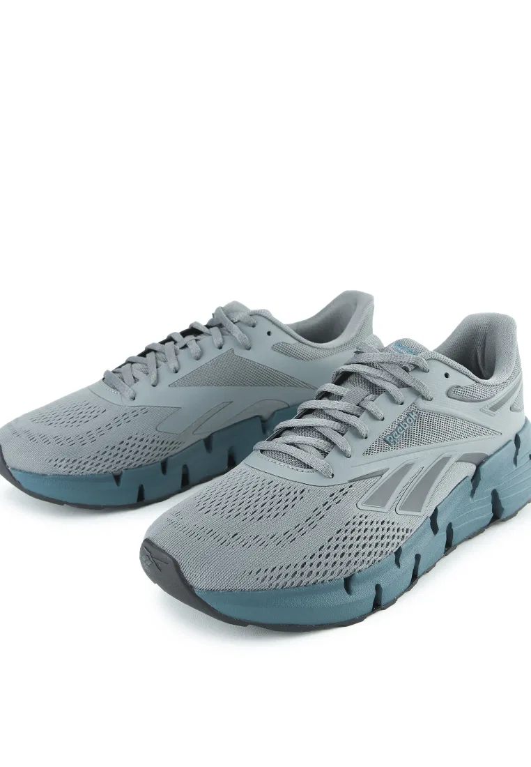 Кроссовки мужские спортивные, модель Zig Dynamica 6, Reebok, желтый/бирюзовый — фото 2