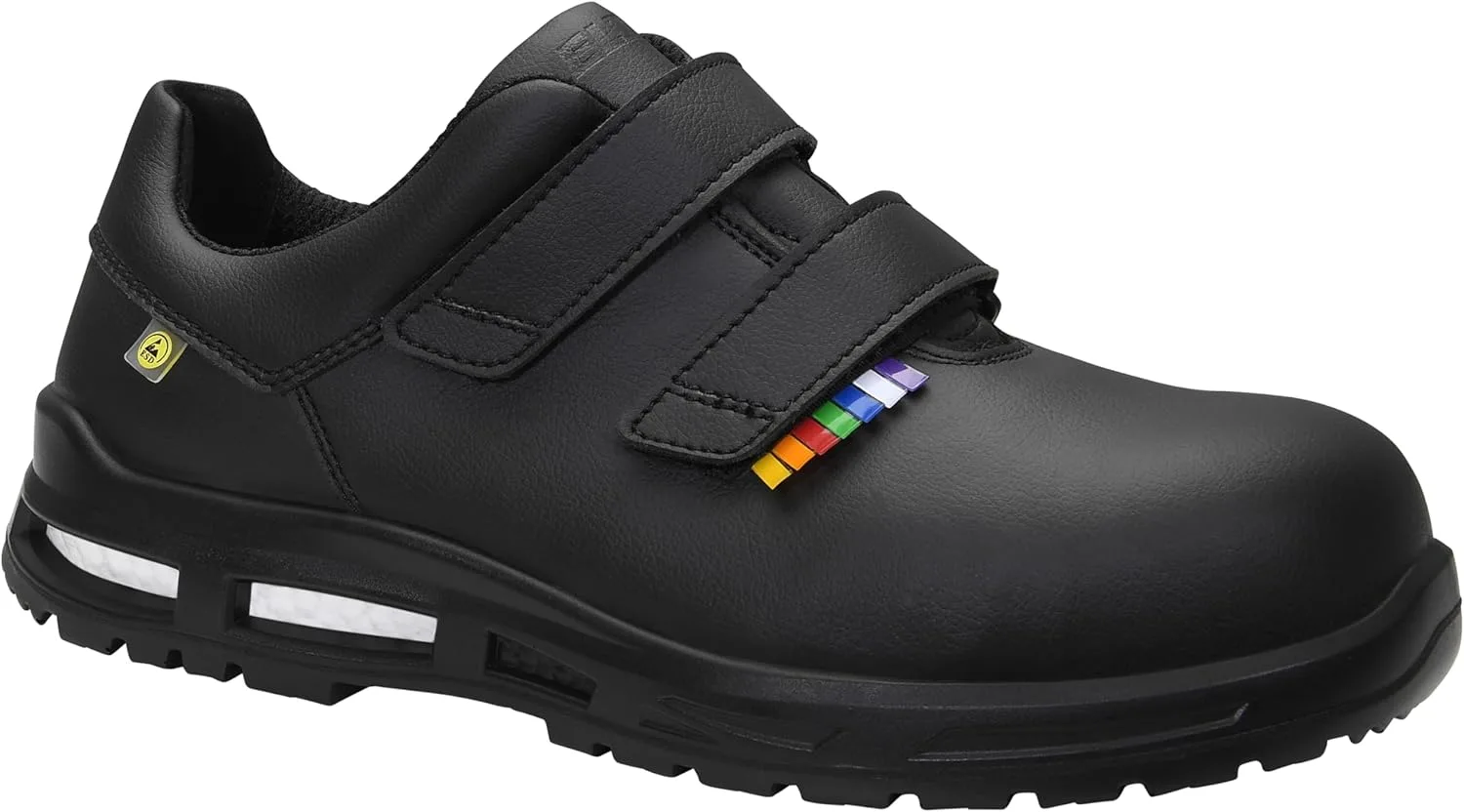 Защитные ботинки ELTEN Brayden XXTM Black Strap Low ESD S3S, женские и мужские, текстильные, с композитным защитным носком (легче стального), легкие, классические, черный