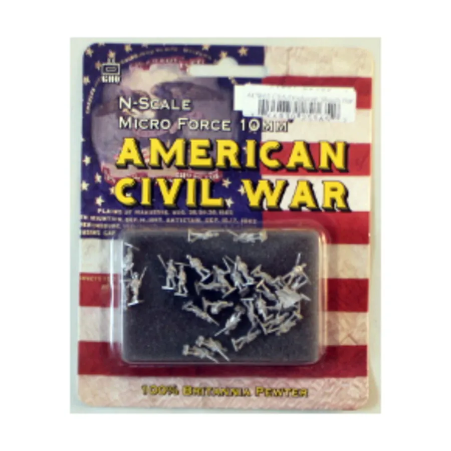 

Пехота, наступающая в сюртуках и кепках (CSA), Micro Force American Civil War Figures - Infantry (10mm)