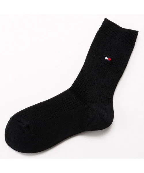 Носки RIB SOCKS бренда ZOZO, детские, чёрные