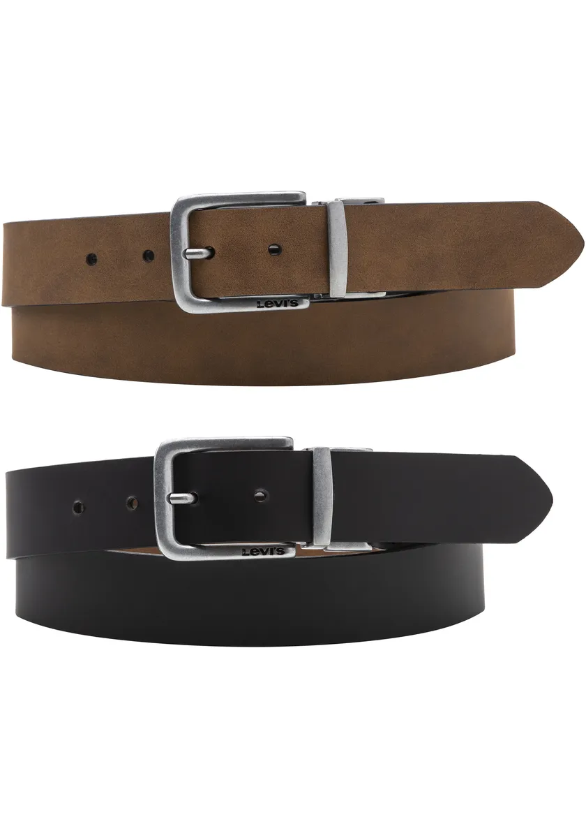 

Двусторонний ремень Levi's "Reversible Classic Belt" можно носить в двух разных цветах, черный