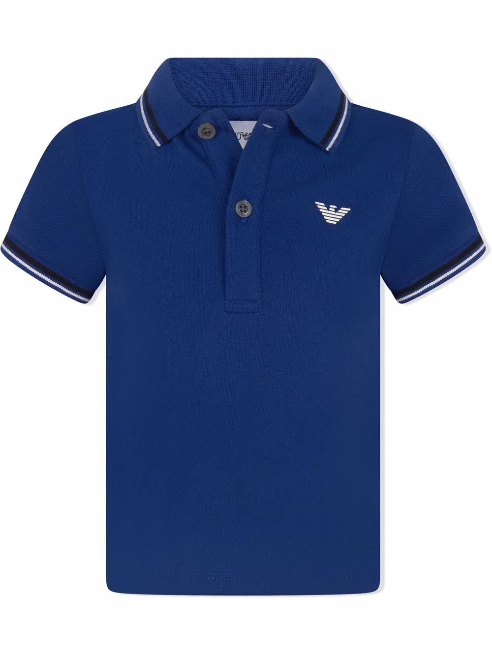 

Рубашка поло с логотипом Emporio Armani Kids, синий