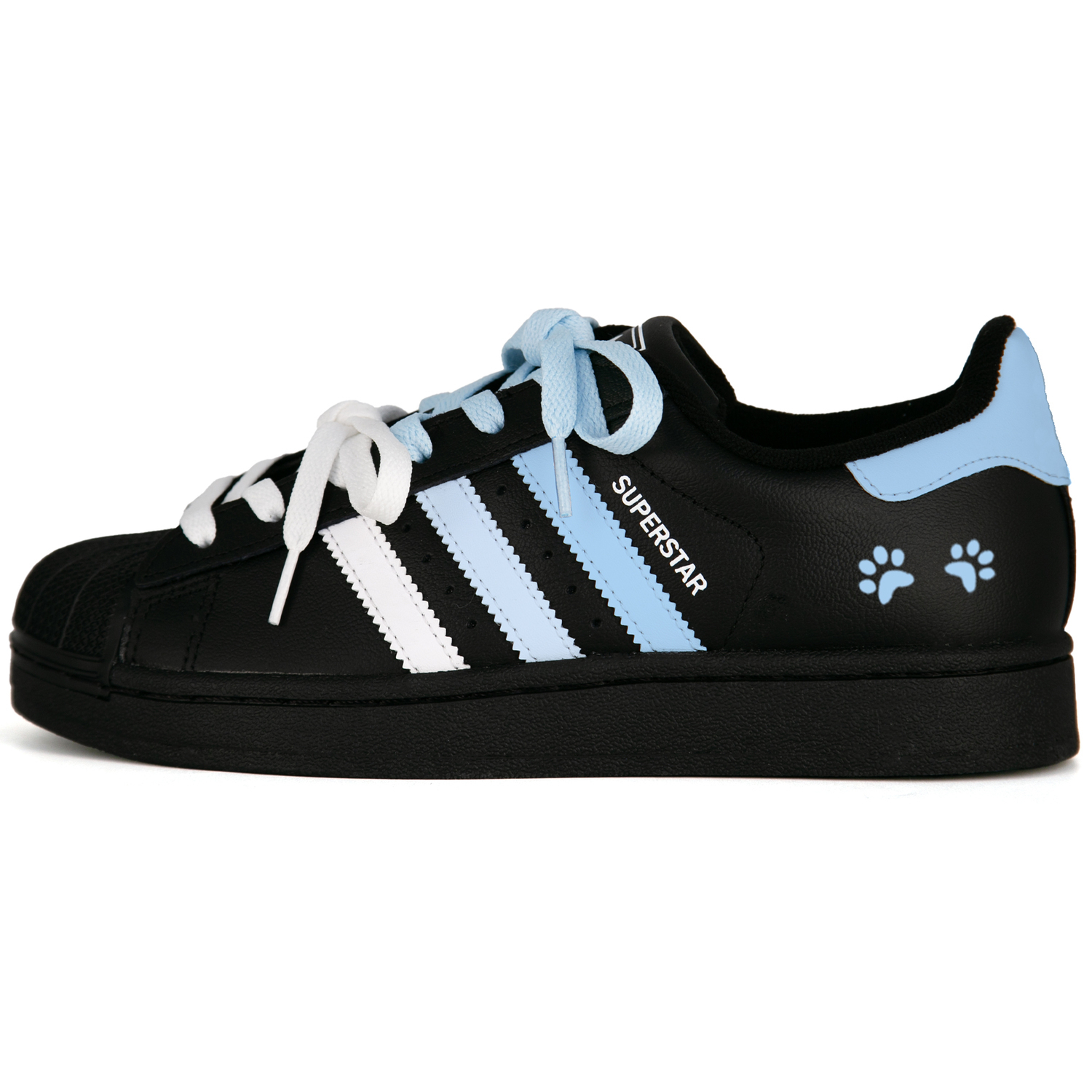 

Кроссовки Superstar 2 Shell Head, Gradient Sea Level, износостойкие, дышащие, низкие Adidas Originals, черный