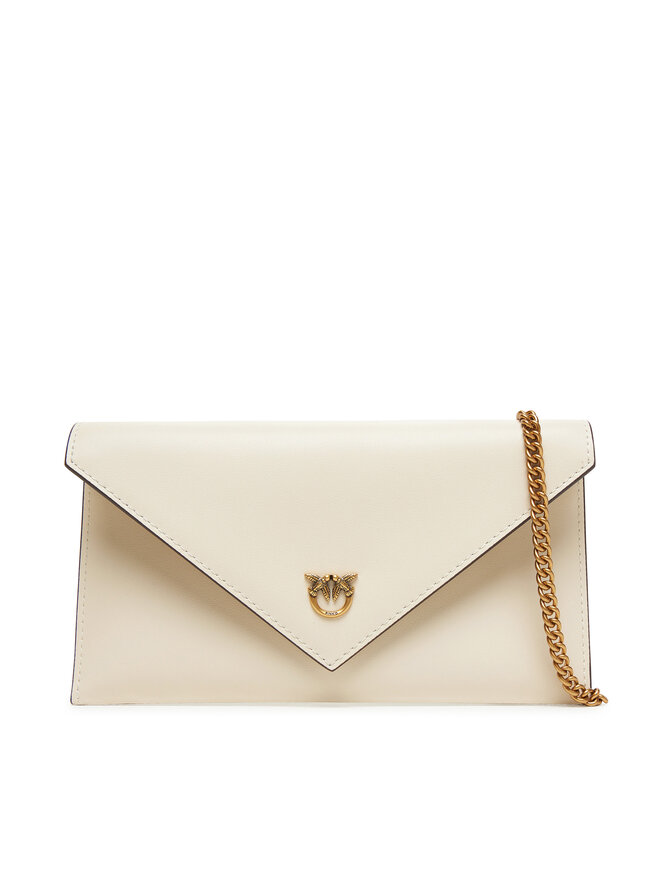 

Вечерняя сумка PINKO Flat Purse Mini AI 25-26 PCPL 105347 A0F1, экрю