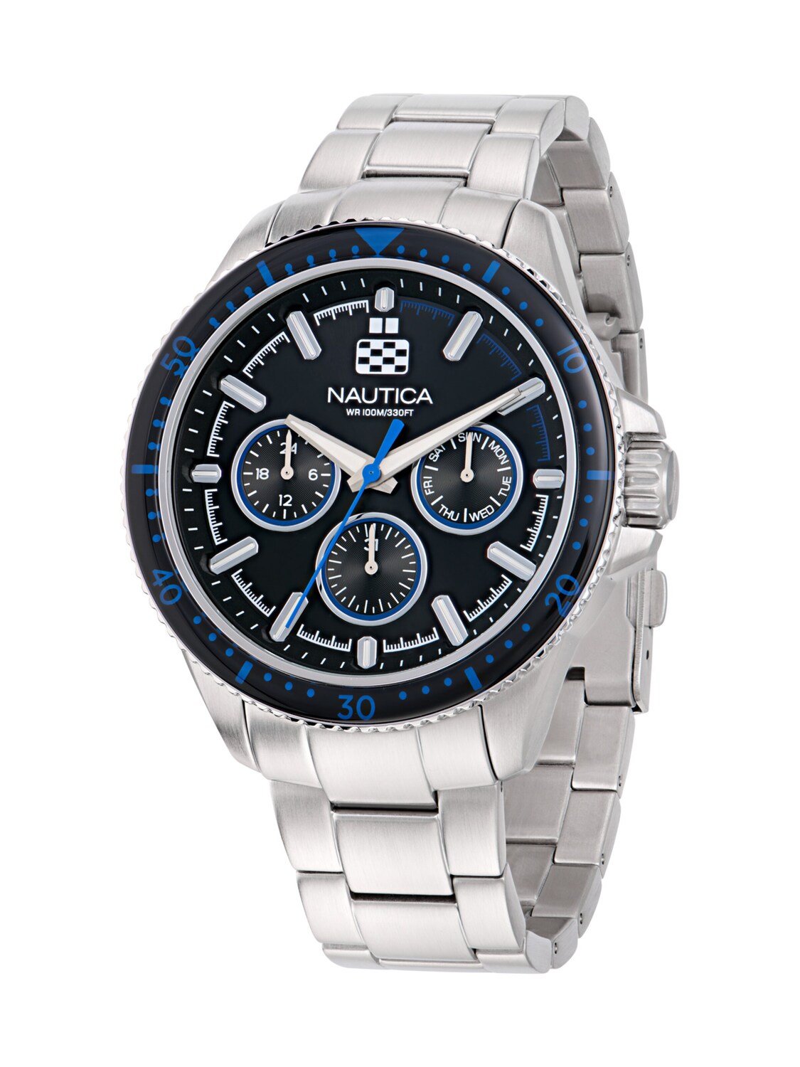 

NAUTICA Часы аналоговые 'NCT WINDROSE' в серебристом цвете