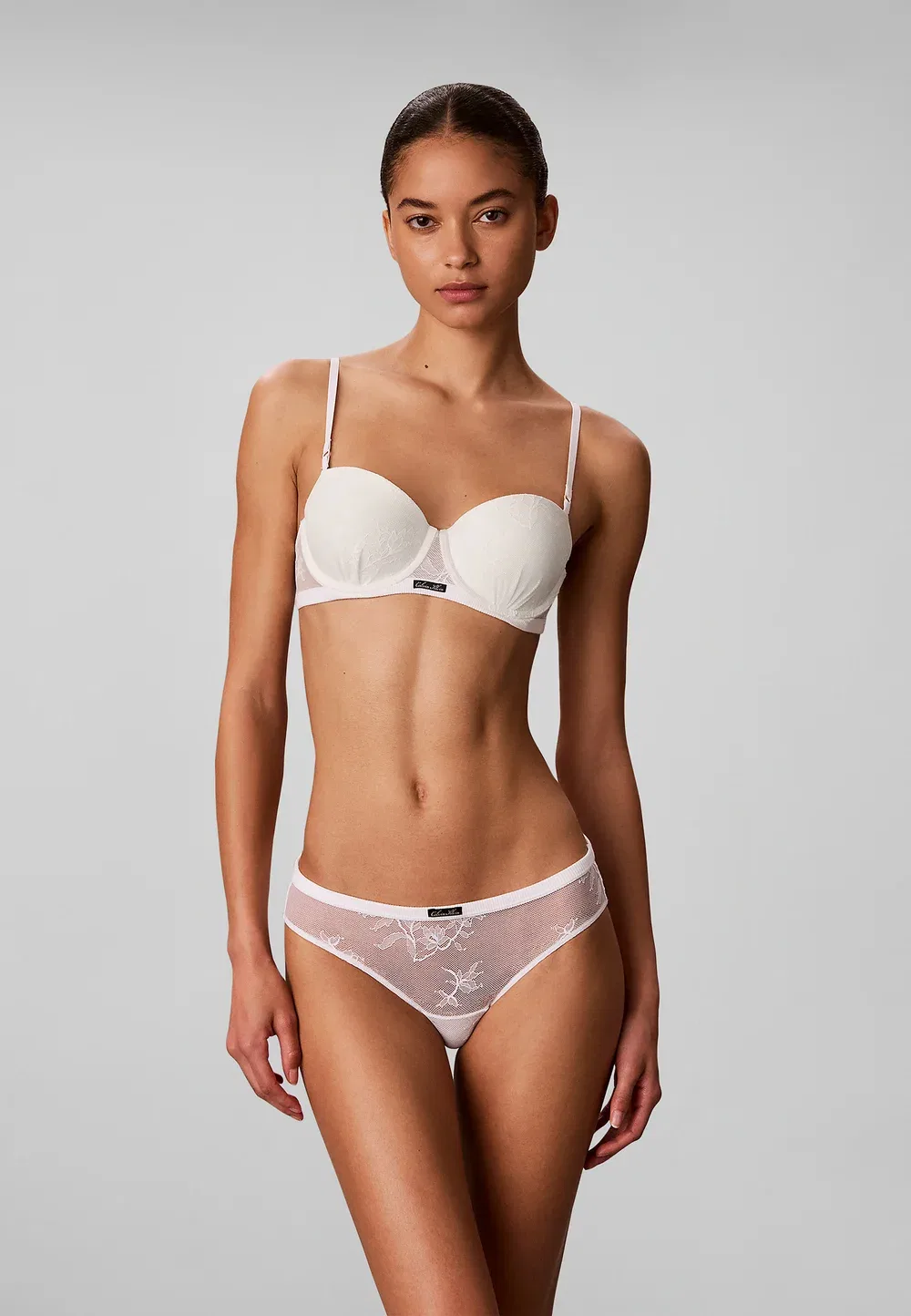 Трусики-Бикини - Icon Stretch Lace - бикини-трусики Calvin Klein, White