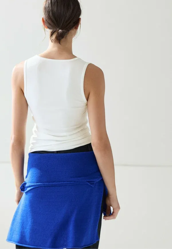Топ хлопковый Massimo Dutti, white, белый — фото 3