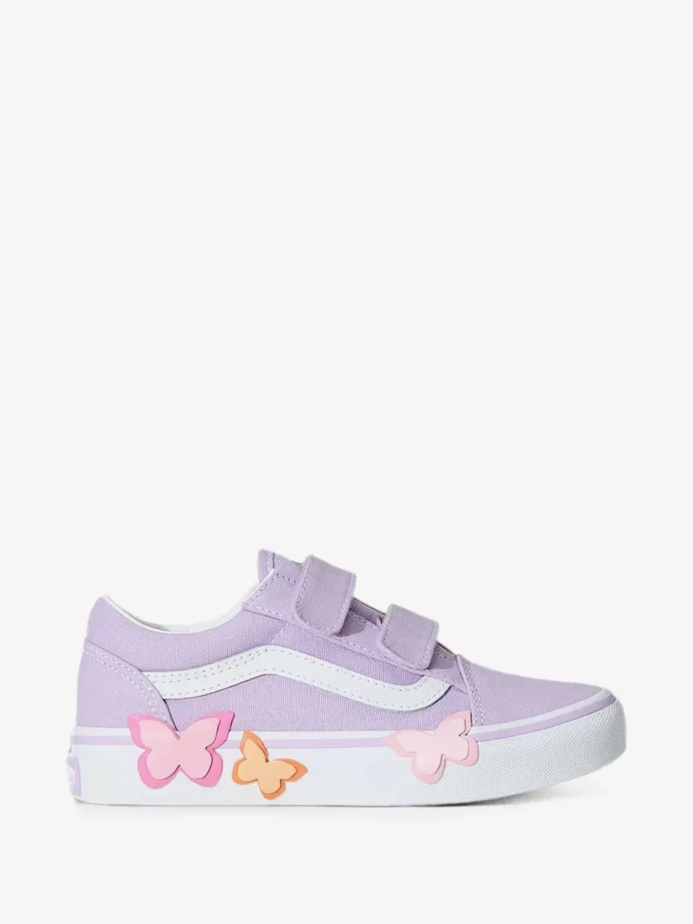 Кроссовки Old Skool V с аппликацией Vans Kids, фиолетовый — фото 2