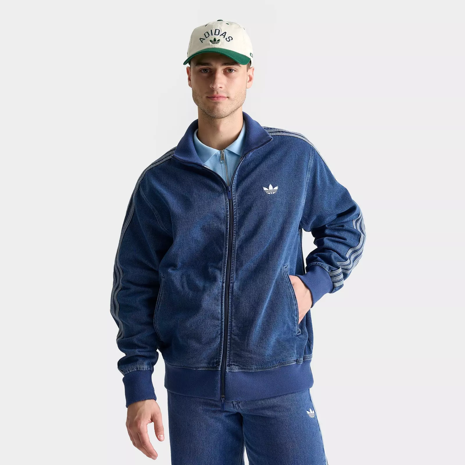 

Куртка Men's adidas Originals adicolor Firebird Denim, синий